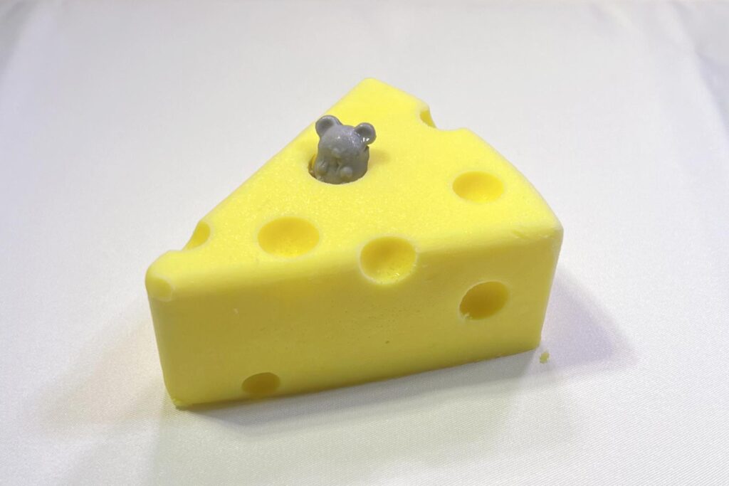 クリームチーズのチーズケーキ画像