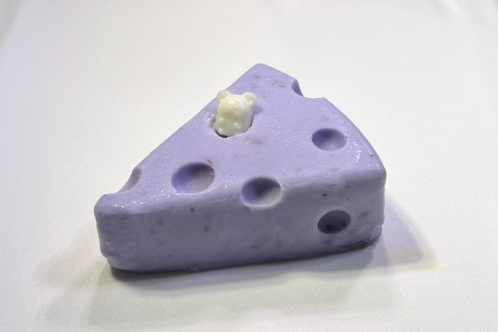 ブルーベリーのチーズケーキ画像